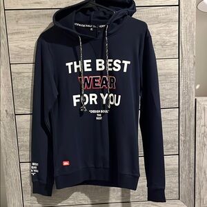 Navy Blue Men's Hoodie
